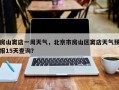 房山窦店一周天气，北京市房山区窦店天气预报15天查询？