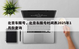 北京车限号，北京车限号时间表2025年1月份查询